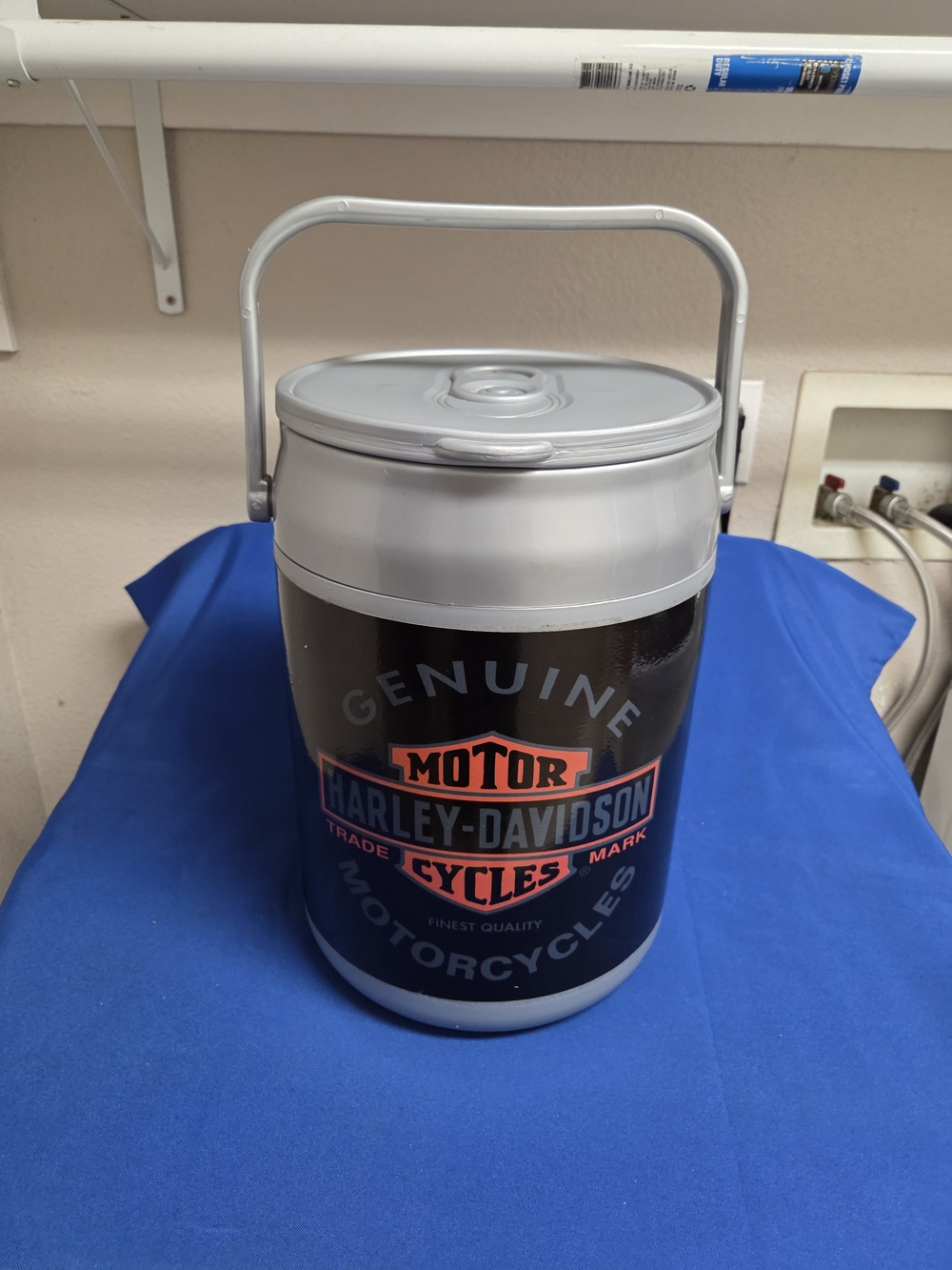 Harley-Davidson Gray & Black Insulated Cooler Jug
